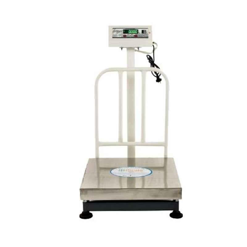 iScale 200kg Capacity Industrial Heavy-Duty Platform Weighing Machine with Double Display
