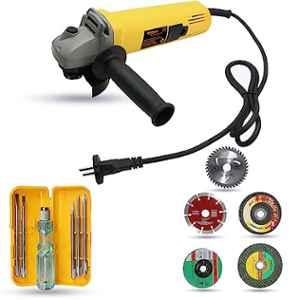 Walkers 800W 4 inch Angle Grinder with 5 Pcs Wheel & 5 in 1 Screwdriver, WKCB474