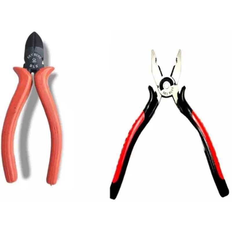 Sky Blue 2 Pcs 7.8 inch Lineman Plier Combo, SBE_PLIER_0704
