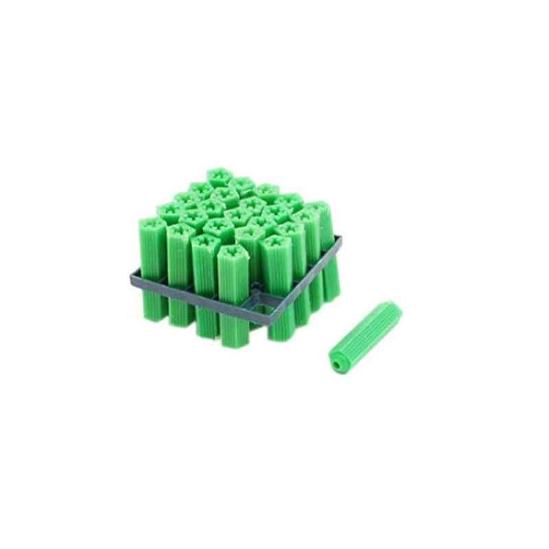 1 inch Plastic Green Wall Plug (Pack of 25)