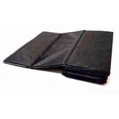 Matrica 18 mm Black Folding Yoga Mat for Gymnastics, Exercise & Stretching