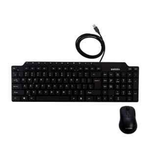 Zebion Vikings USB Wired Keyboard & 1200dpi Mouse with Nano Receiver Combo, ITD-27