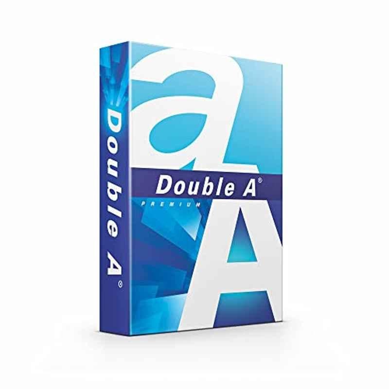 Double A 500 Sheets A4 White 80 GSM Printer Copy Paper Ream, 421690802190501