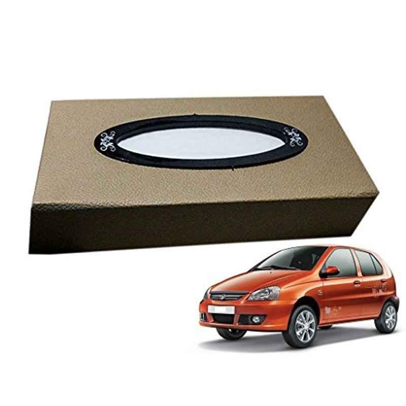 Kozdiko 200 Sheets 100 Pulls Beige Tissue Paper Box for Tata Indica, koz_26328