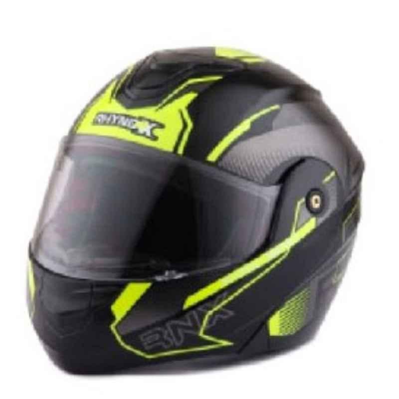 Rhynox RNX Beast Pro Decor s-07 Medium Green Full Face Motorcycle Helmet
