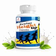 Zenius India 60 Pcs Height Up Capsule with Methi Beej, Jeera, Baividang, Halo Beej, Gokhru & Shatavari for Height Growth &Strengthens Bones