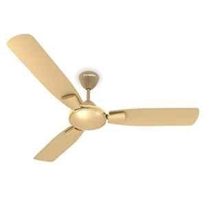 Crompton Toro 53W 370rpm Golden 3 Blade Ceiling Fan, CFHSTORAD48BKN1Z, Sweep: 1200 mm