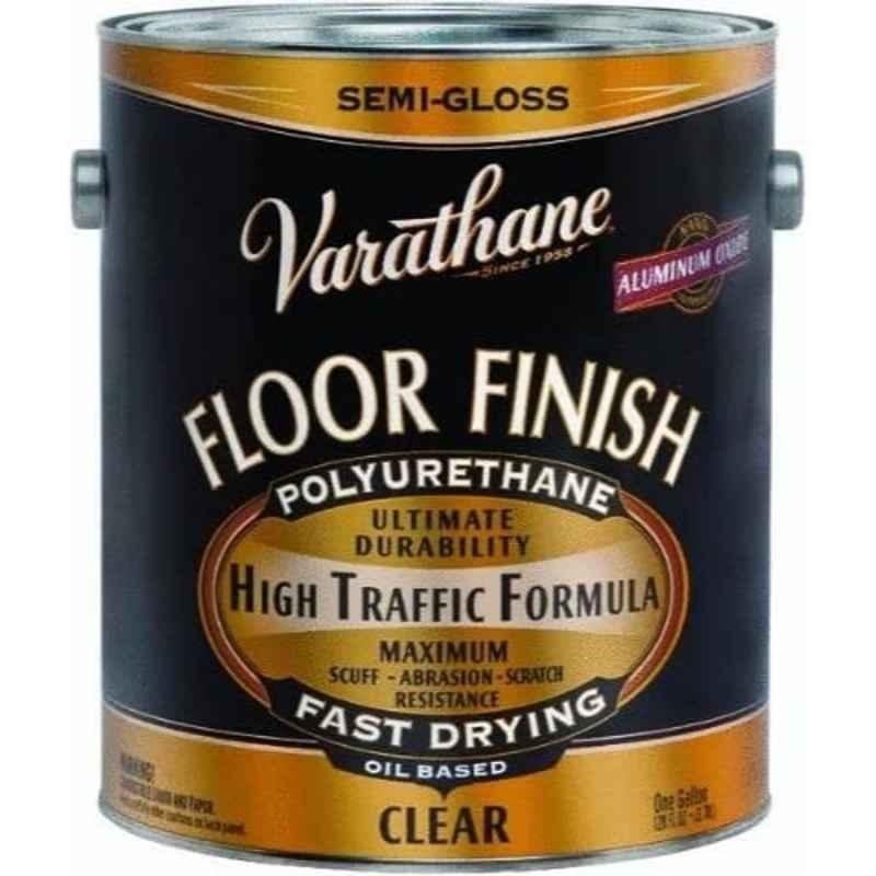 Rust-Oleum Varathane 3.78L Polyurethane Clear Semi-Gloss Premium Floor Finish, 130131