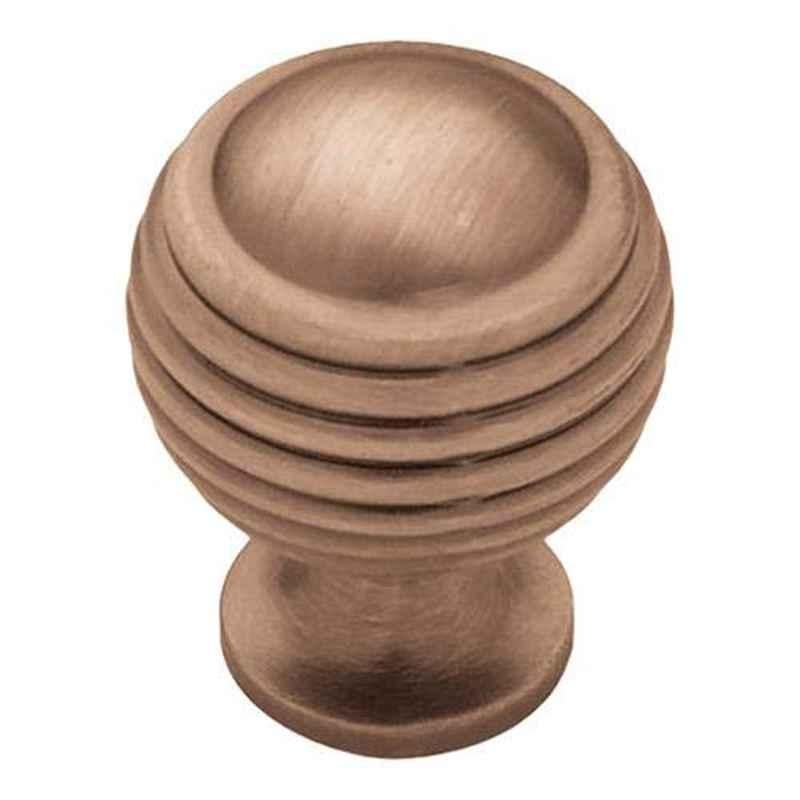 Liberty 2.84x1.15x3.7 inch Brown Antique Low Sheen Finish Antique Knob
