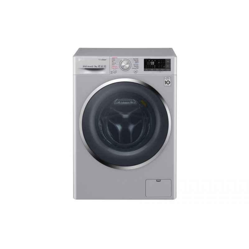 LG 8kg Luxury Silver Fully Automatic Washing Machine, F4J7THP2S