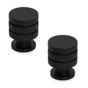 Plantex Knobs for Drawer/Cabinet Knobs/Drawer knobs Handle/Pull-Push Knobs for Home/Office Drawers (Pack of 2) Black