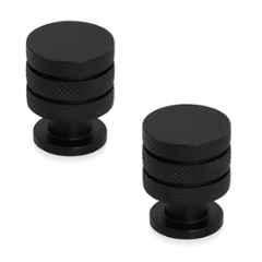 Plantex Knobs for Drawer/Cabinet Knobs/Drawer knobs Handle/Pull-Push Knobs for Home/Office Drawers (Pack of 2) Black