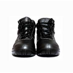 Darit ES-262-7 Leather Steel Toe Non Slip Black Work Safety Shoes, Size: 7