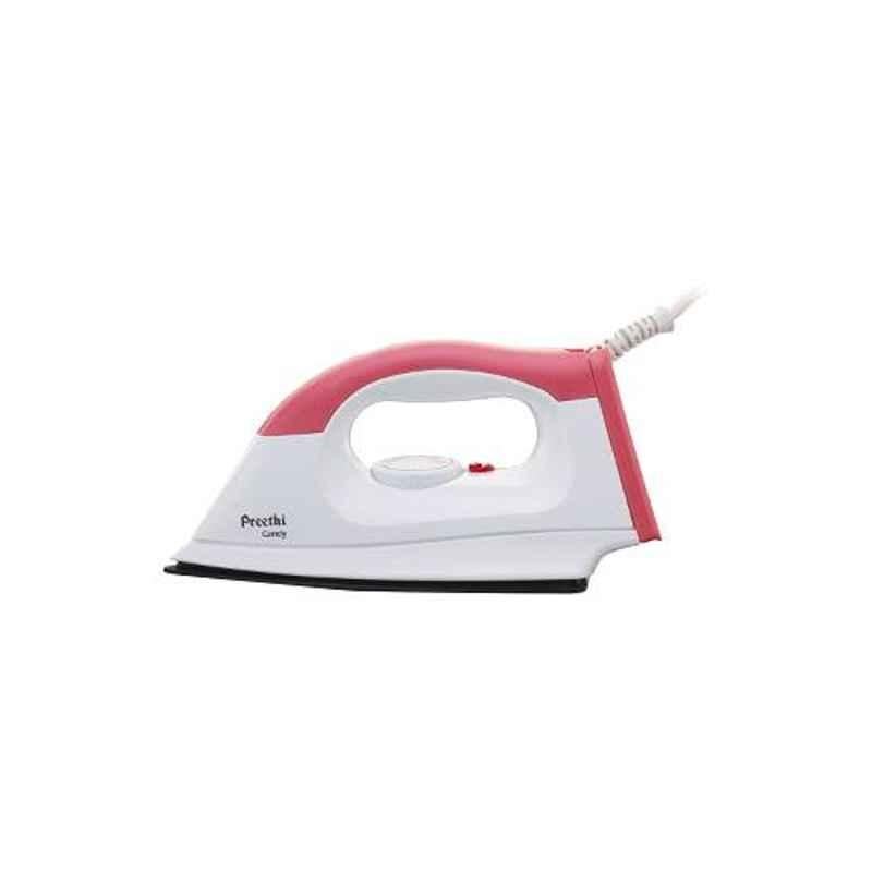 Preethi Candy Pink & White 1000W Dry Iron, DI508
