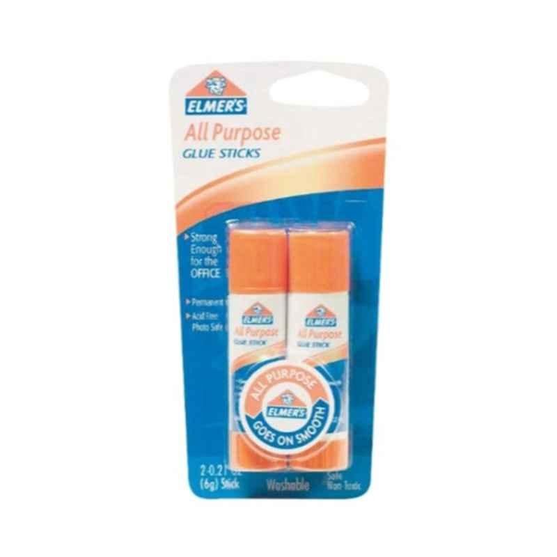 Elmers White Multipurpose Glue Sticks, E512 (Pack of 2)