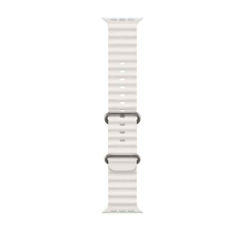 Apple 49mm Fluoroelastomer White Ocean Band, MQE93ZE/A