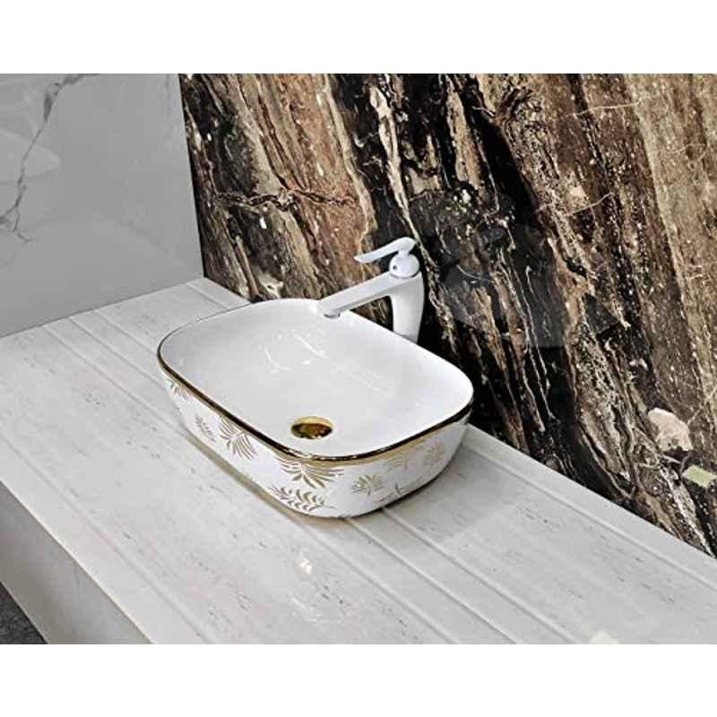 Bassino Art 45.5x32.5x14.5cm Ceramic Wash Basin, EU_271