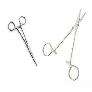 Forgesy 5 inch Artery Forceps & 5 inch Needle Holder Combo, GSS013