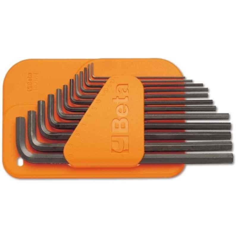 Beta 96L/SC12 12Pcs Long Series Offset Hexagon Key Wrench Set, 000960929