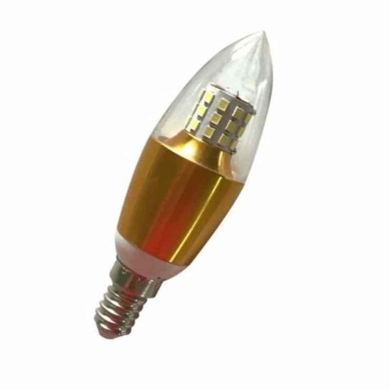 RR 5.5W 220-240 VAC E14 3000K LED Candle Bulb, RRCL-5-5WE14