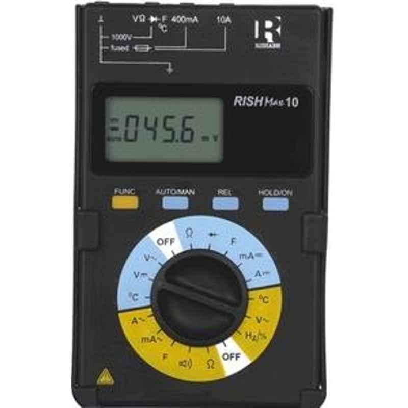 Rishabh Max 10 Digital Multimeter AC Volt Range 400mV to 1000V