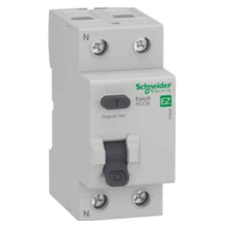 Schneider Easy9 63A 230V 30mA 2 Pole Grey Residual Current Circuit Breaker, EZ9R36263
