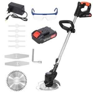 Gigawatts 24V Cordless Grass Trimmer with 6Ah Dual Batteries, Blade, Charger & Other Accessories, GW-GRTR-V01