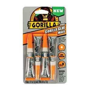 Gorilla 4Pcs Clear Glue Tube Set, 4541702