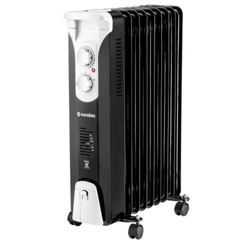 Candes 2400W 9 Fins Black OFR Room Heater with PTC Radiator Fan, 9FINOFRH1CC