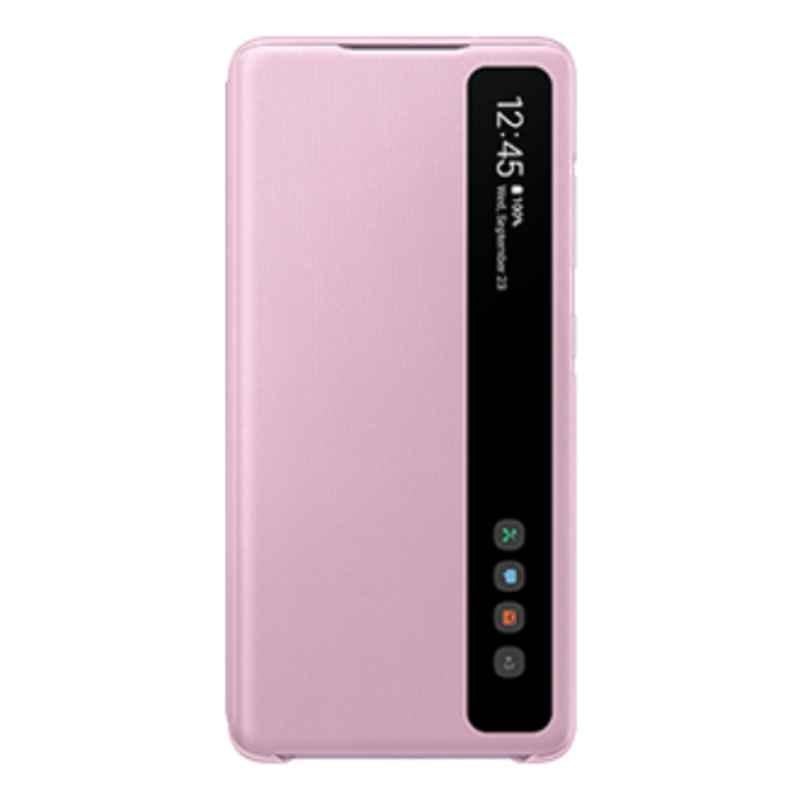 Samsung Lavender Clear View Mobile Cover For Galaxy S20 FE, EF-ZG780
