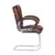 Da URBAN Milford 85x43x57cm Leatherette Brown Visitor Chair