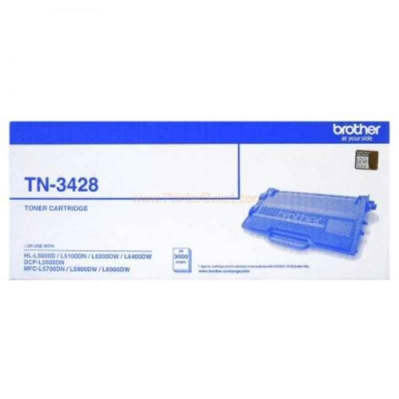 Brother TN 3428 Black Toner Cartridge