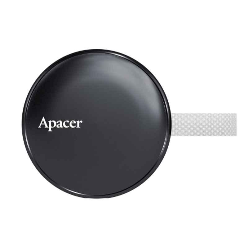 Apacer AS725 256GB USB3.2 Gen2 USB-C SSD External Portable Magnetic Solid State Drive, AP1TBAS725B-1