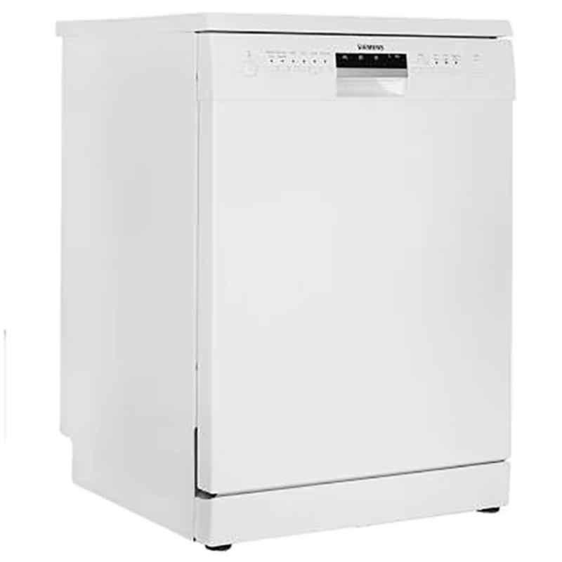 Siemens iQ500 White 13 Place Setting Freestanding Dishwasher, SN256W01GI
