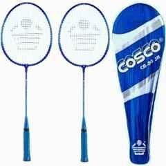 Cosco CB 80 JR. Twin 100g Blue Strung Badminton Racquet (Pack of 2)