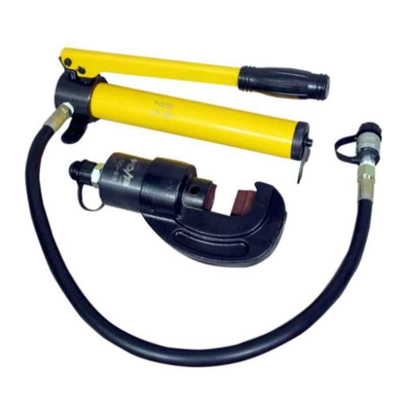 Voltz 13 Ton 4-25mm Hydraulic Manual Fast Rebar Pressure Cutter with CP-180 Hand Pump, SC-25180