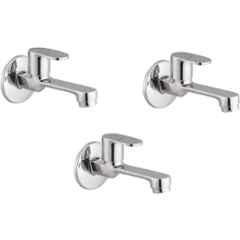 Prestige Ocean Brass Chrome Finish Long Body Bib Cock (Pack of 3)