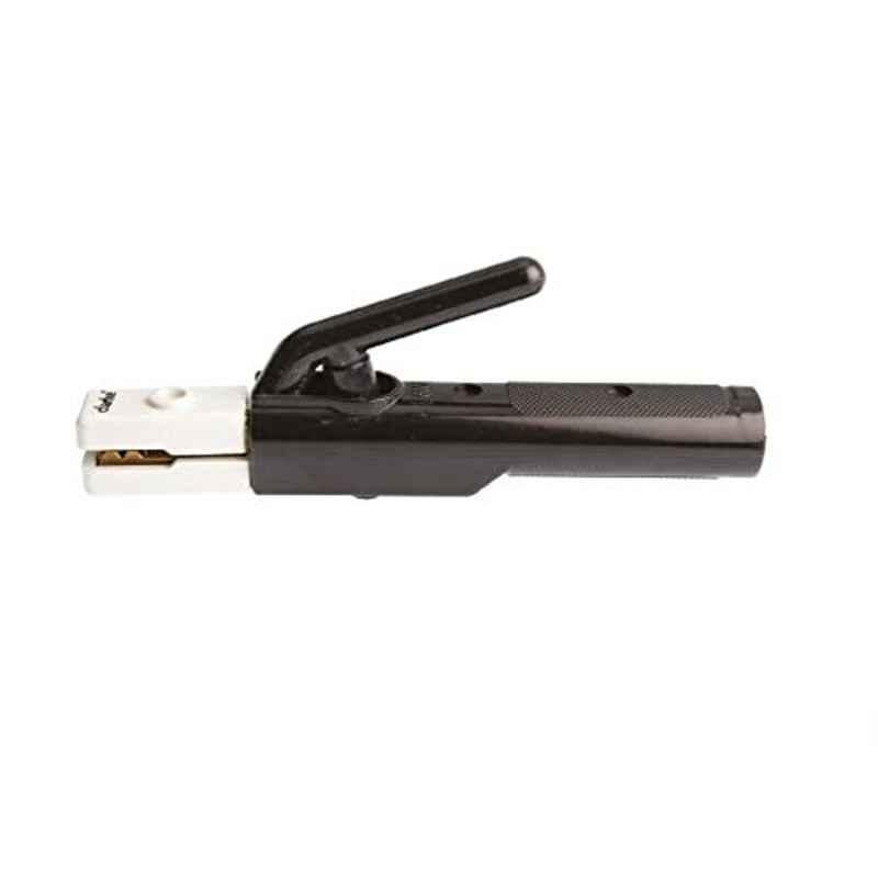 Clarke 600 Amp Brass Spring Loaded Jaws Electrode Holder, Black
