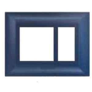 Anchor Ziva 8 Module Horizontal Blue Berry Cover Plate with Base Frame, 68908BB (Pack of 10)