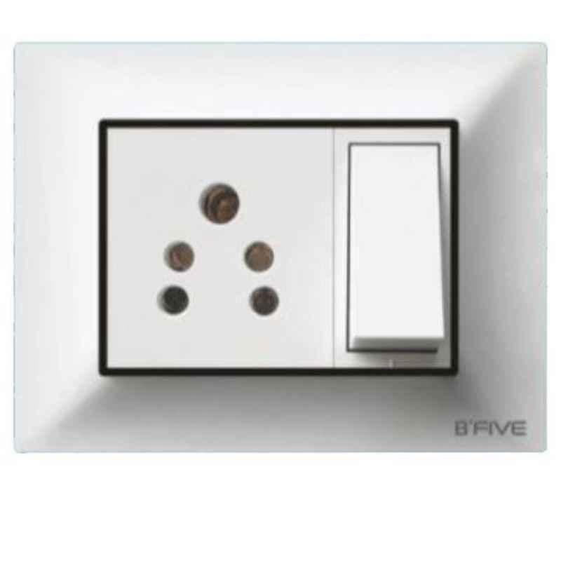 B-Five Canvas 8 Module Square Cover Plate, B-66C (Pack of 10)
