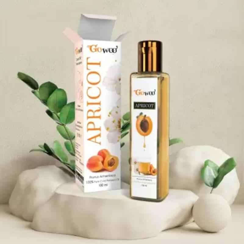GoWoo 100ml Pure Organic Apricot Kernel Carrier Oil, GoWoo-P-166