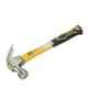 Krost Multi Utility Stainless Steel Fibreglass Handle Shock Proof Claw Hammer With 8 Oz Head and Rubber Grip