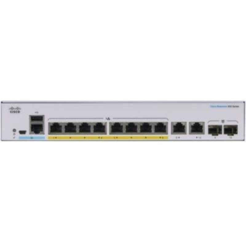 Cisco Business 110 Series 24 Ports GE 2x1G SFP Shared White Unmanaged Network Switch, CBS11024TD