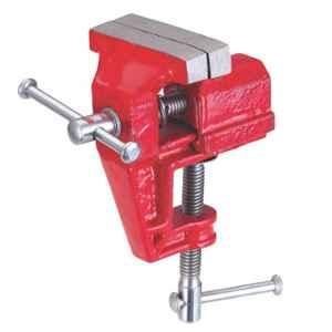 Globus 70mm Cast Iron Fixed Base Red Baby Vice