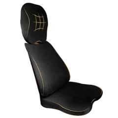 Betterhood Memory Foam Black 3 in 1 Backrest, Headrest & Seat Cushion Combo for Chairs, Size: Universal
