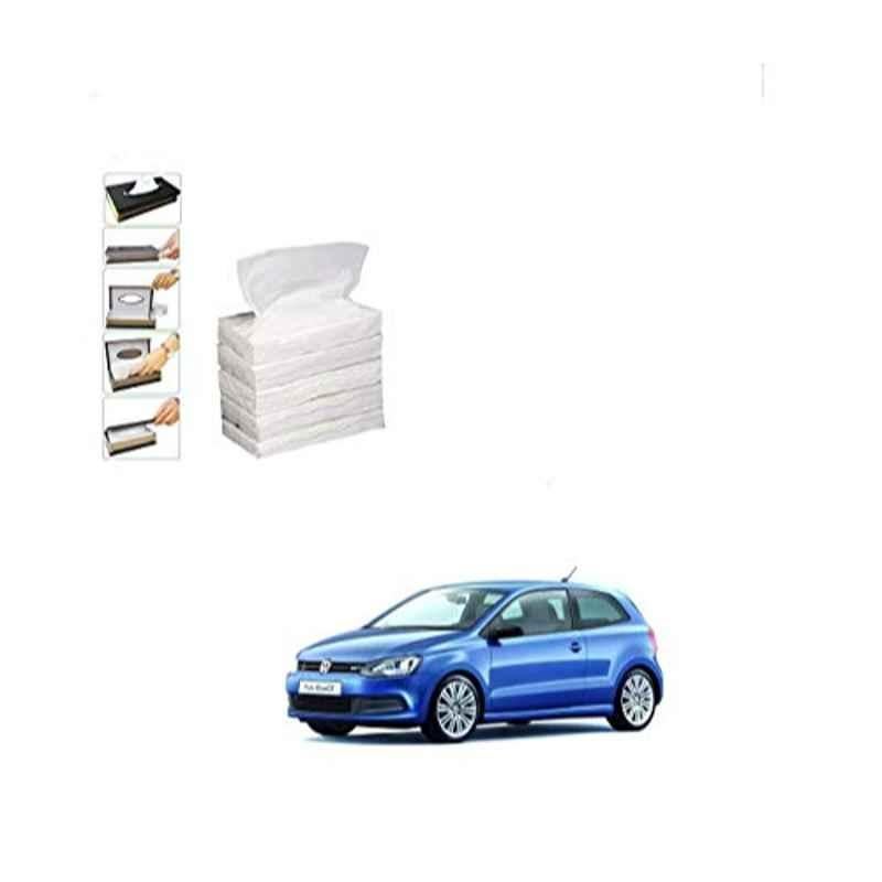 Kozdiko 100 Pulls Dispenser Box Refiller Tissue Paper with 200 Sheets for Volkswagen Polo GT (Pack of 5)