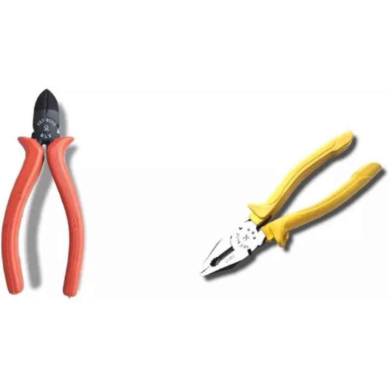 Sky Blue 2 Pcs 7.8 inch Lineman Plier Combo, SBE_PLIER_0581
