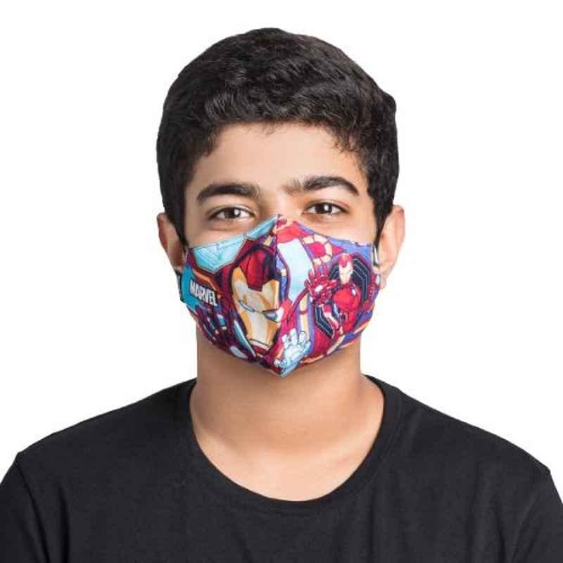 Airific Marvel Medium Ironman Grid Face Covering Mask, NI1772