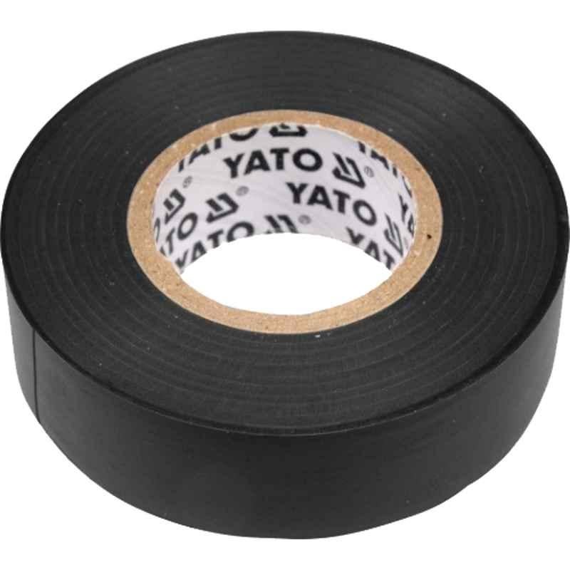 Yato 20m Black PVC Electrical Insulation Tape, YT-8165