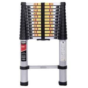 Aardwolf Quickfit 13 Step 12.5ft  Heavy Duty Aluminium Foldable Telescopic Ladder, AQT-038